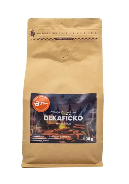 Káva na cesty Dekafíčko 500 g Zrnková káva