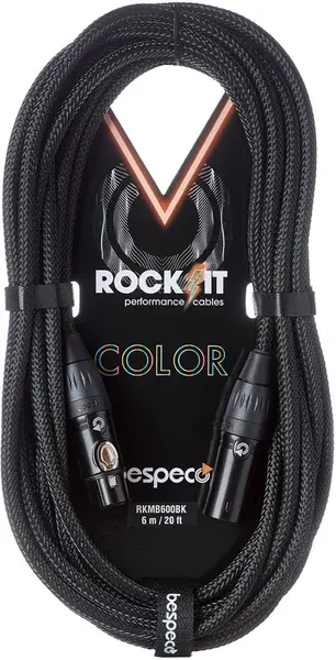 Bespeco Rockit Color Black 3m XLR