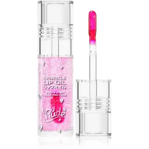 Rude Cosmetics Manga Collection Sparkle Lip Oil tónovací olej na rty s hydratačním účinkem odstín Mint 4 g