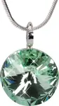 Levien Elegantní náhrdelník Rivoli Chrysolite