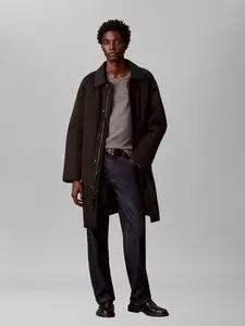 Calvin Klein Prechodný kabát  čierna