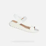Bílé dámské sandály Geox Flextride S