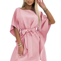 287-32 SOFIA Butterfly dress - dirty pink