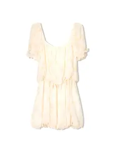 Bershka Šaty  žltohnedá