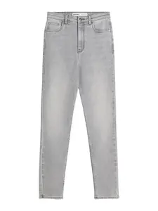 Bershka Džínsy  sivý denim