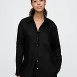 GAP Linen Oversize Shirt Big Shirt - Women's