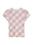 Bershka Tričko  hnedá / rosé / púdrová