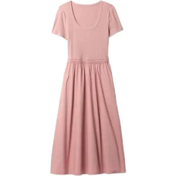 GAP K2W MIDI Dámske šaty, ružová, veľkosť