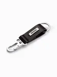 Ombre Men's key ring with snap hook - black