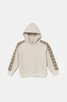 Dětská mikina Guess béžová barva, s kapucí, s aplikací, L5GQ09 KB3P2