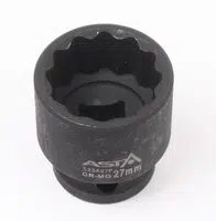 Hlavice nástrčná úderová 1/2" 27 mm, 12hranná - ASTA Velikost: 27 mm