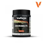 Vallejo Diorama FX 200ml – Black Thick Mud