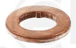 Elring Těsnění pod vstřikovače diesel common rail 7 x 13,8 x 1,85 mm, měděné Velikost: 7.7x13x1.5 mm