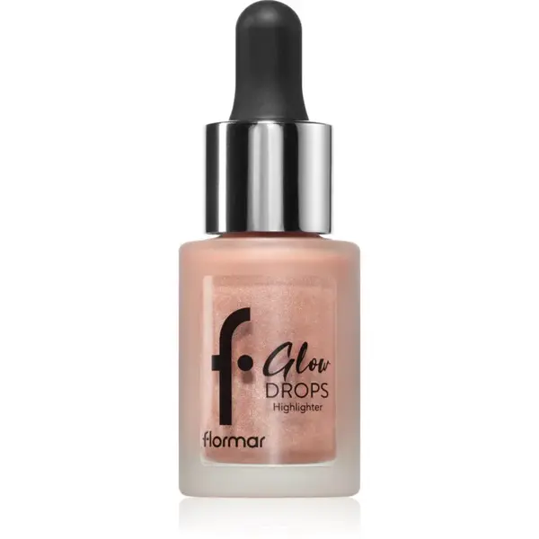 flormar Glow Drops Highlighter tekutý rozjasňovač odstín 002 Sun Glow 14 ml
