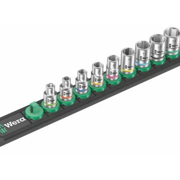 Wera 005400 Magnetická lišta A 4 se sadou nástrčných hlavic 5 ÷ 13 mm typ 8790 HMA Zyklop