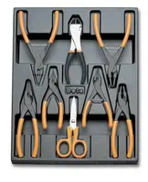Beta tools SADA KLEŠTÍ 8KS V PLASTOVÉ PODESTĚ, 2424/T140