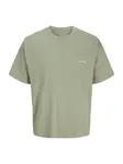 Jack & Jones Junior Tričko 'JORMONTAUK'  olivová / biela