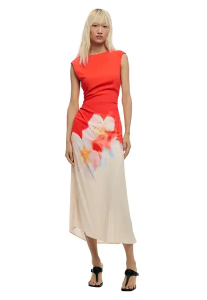 Desigual květinové šaty bez rukávů
