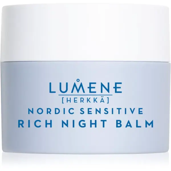 Lumene Nordic Sensitive [HERKKÄ] Rich Night Balm zklidňující noční balzám pro citlivou pleť 50 ml