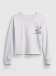 GAP Dětská mikina graphic boxy crew - Holky