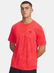 Pánské tričko Under Armour UA Tech Tee Pixelate-RED - Pánské