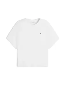 TOMMY HILFIGER Tričko 'Batwing Sleeve'  biela