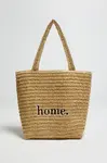 Marisse Beige Woven Bag