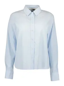 BLUE SEVEN Blúzka  modrá / biela