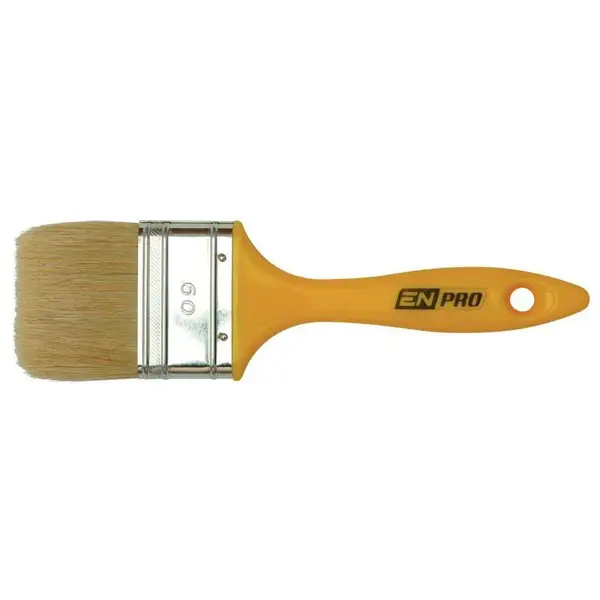 Štětec plochý, 2,5", žlutý, ENPRO