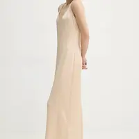 Šaty Remain béžová barva, maxi, 5025862284