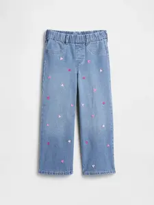 Dětské dívčí široké džíny GAP