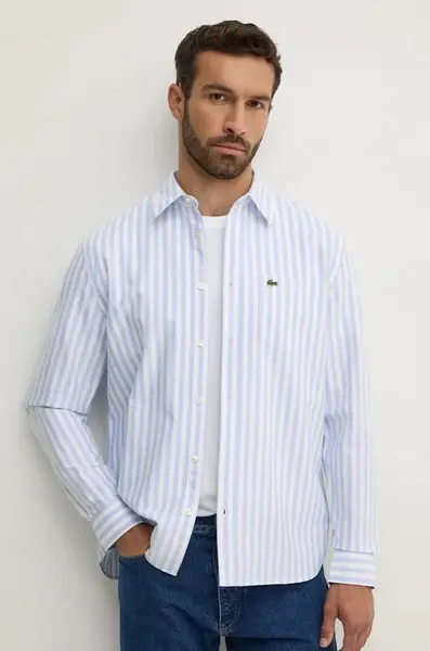 Lacoste košile pánská bavlněná