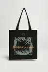 Marisse Black Shopper Bag With Inscription