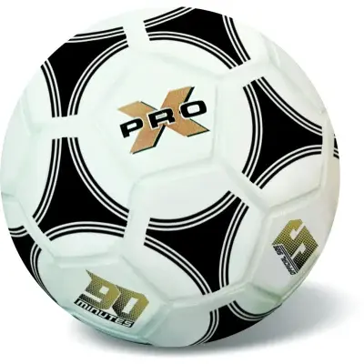 Míč X-Pro fotbalový černo/bílý 23 cm