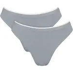 SLOGGI GO SENSE HIGH LEG 2P Dámske nohavičky, sivá, veľkosť