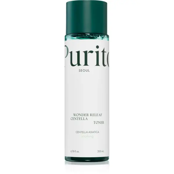 Purito Wonder Releaf Centella Toner hydratační tonikum pro zklidnění a posílení citlivé pleti 200 ml