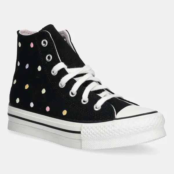 Dětské tenisky Converse Chuck Taylor All Star EVA Lift černá barva, A12609C