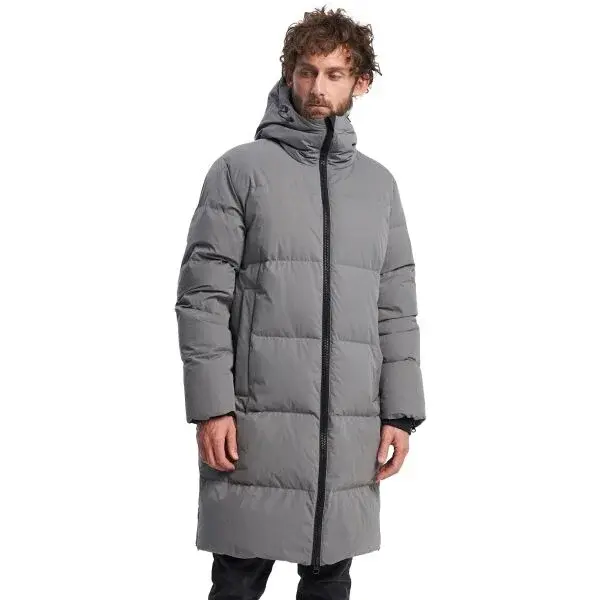 TENSON TENZING DOWN COAT Pánský lifestylový kabát, šedá, velikost