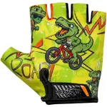Etape TINY REX Detské cyklistické rukavice, žltá, veľkosť 5-6Y