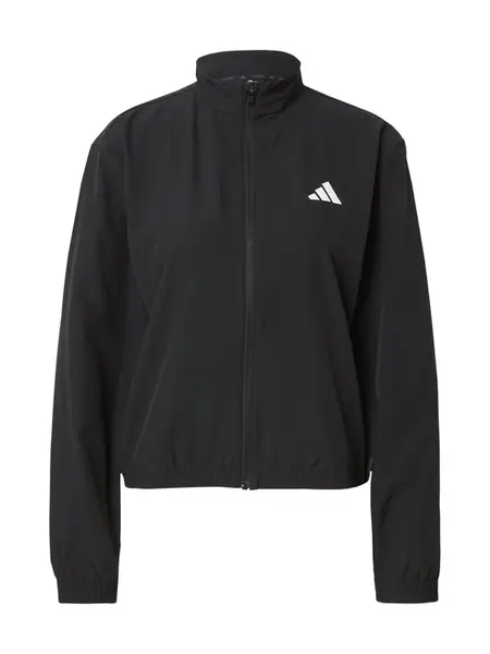 ADIDAS PERFORMANCE Tréningová bunda 'Train Essentials'  čierna / biela
