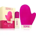 Coco & Eve Sunny Honey Ultimate Glow Travel Kit samoopalovací pěna s aplikační rukavicí cestovní balení Medium 60 ml