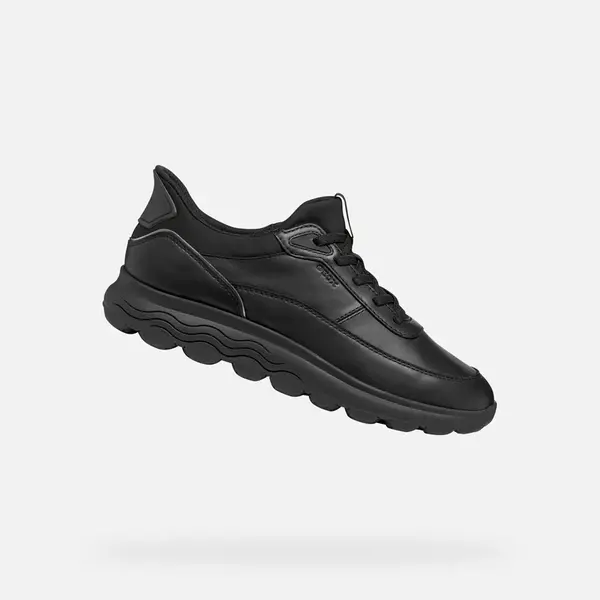 Black women's sneakers Geox Spherica Plus - Women's