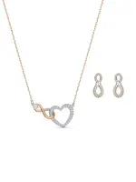 Swarovski Sada šperkov 'Hyperbola'  zlatá / strieborná / priehľadná