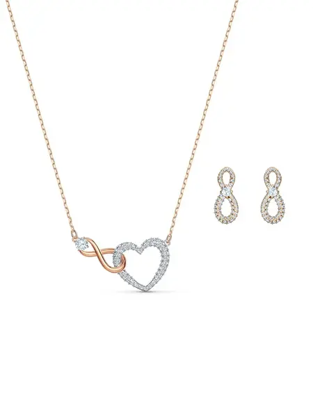 Swarovski Sada šperkov 'Hyperbola'  zlatá / strieborná / priehľadná