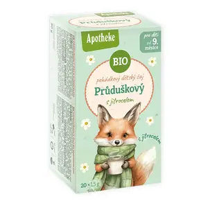 Apotheke BIO Pohádkový čaj dětský Průduškový s jitrocelem 20x1,5 g