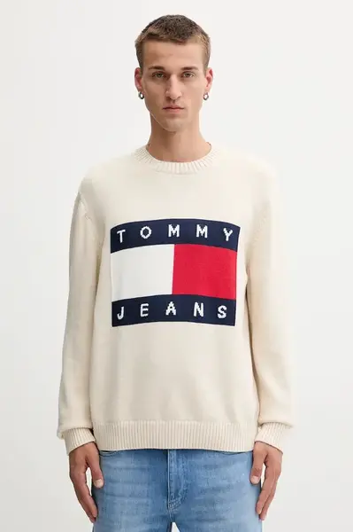 Tommy Jeans Bavlněný svetr Tommy Jeans