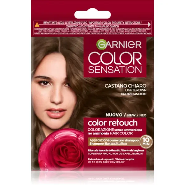 Garnier Color Sensation Retouch farba na vlasy odtieň CASTANO CHIARO 1 ks