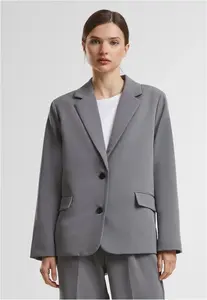 Women's long jacket gray