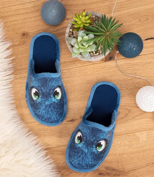 Detské papuče Natural Style NS-158 Modré