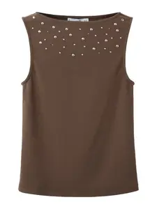 MANGO Top 'HEX'  hnedá
